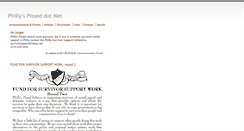 Desktop Screenshot of phillyspissed.net