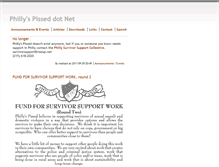 Tablet Screenshot of phillyspissed.net